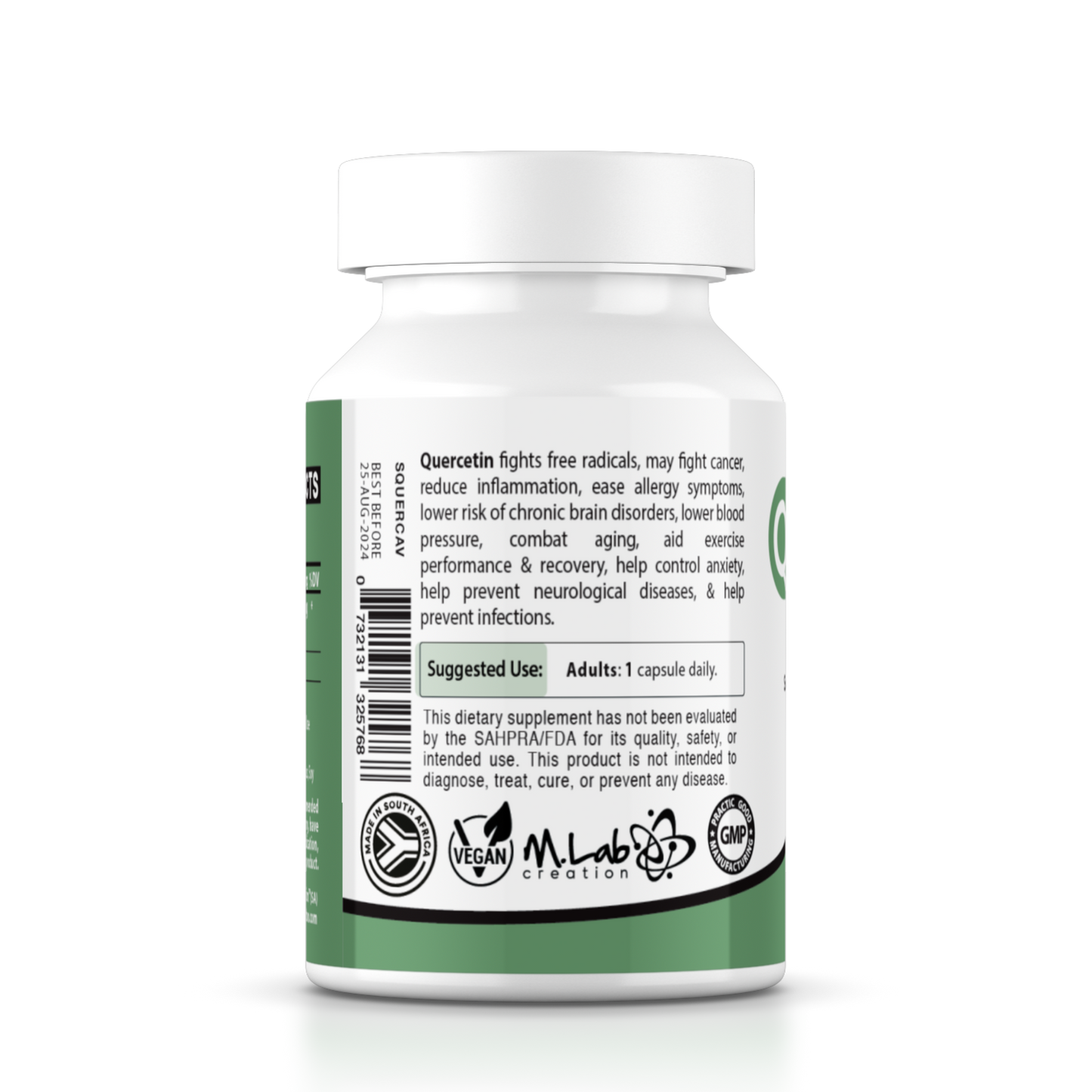 Quercetin (98%) 800mg - From Sophora Japonica Extract