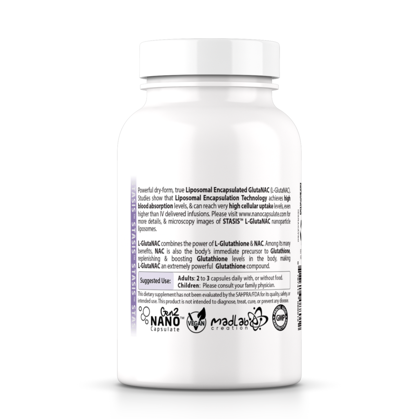 GlutaNAC (Liposomal)(L-Glutathione & NAC) 700mg
